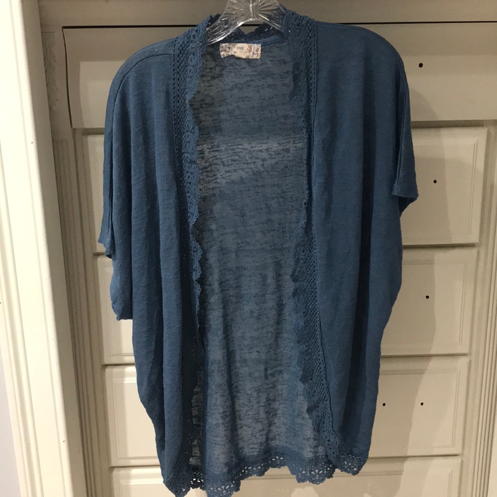 Blue light cardigan used twice in good condition